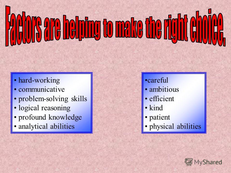 Logical Problem Solving