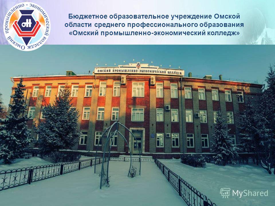 Бюджетное образовательное учреждение Омской области среднего профессионального образования «Омский промышленно-экономический колледж»