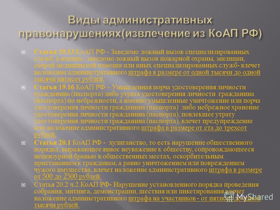 происшедшее Статья коап клевета сообщил