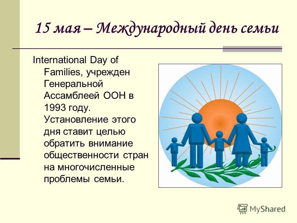 ÐаÑÑинки по запÑоÑÑ ÐеждÑнаÑоднÑй Ð´ÐµÐ½Ñ Ñемей (International Day of Families)