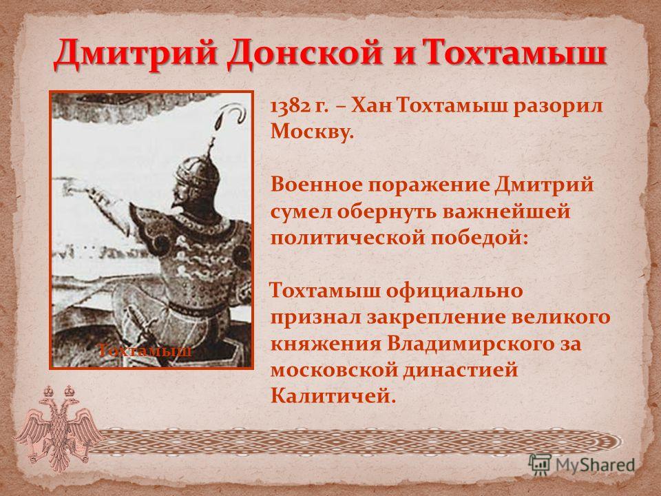 Контрольная работа по теме Борьба за великое княжение в период монголо-татарского ига