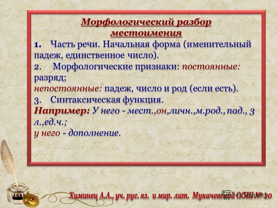 Слово сама как часть речи