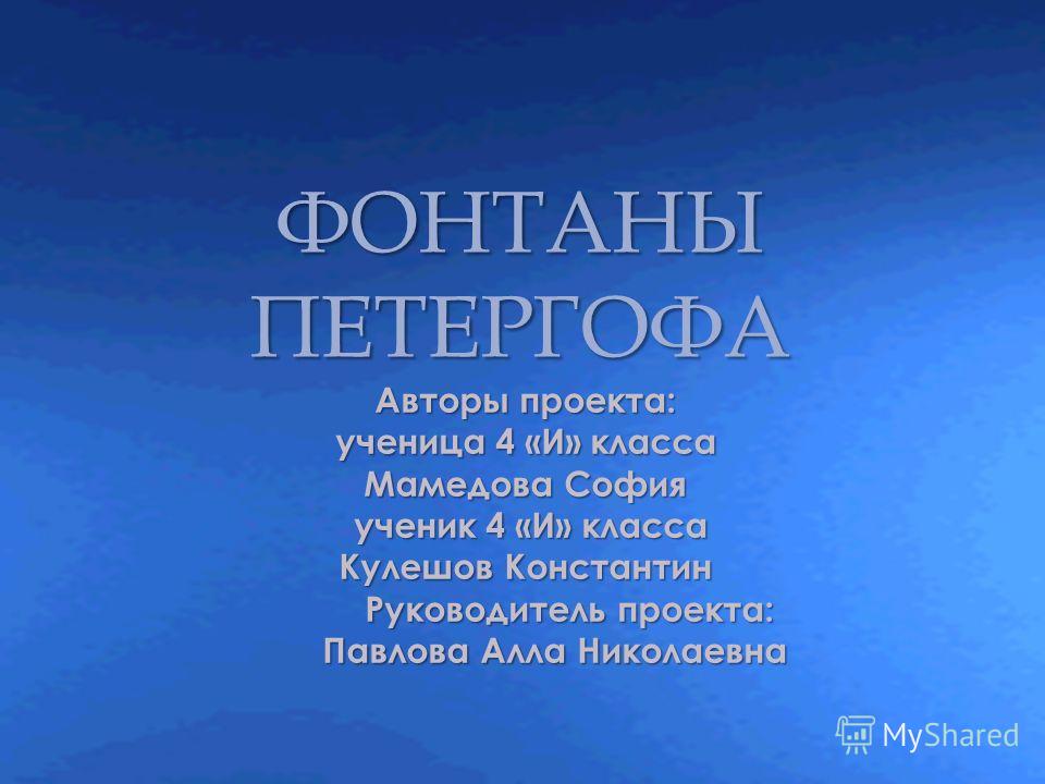проект фонтана скачать