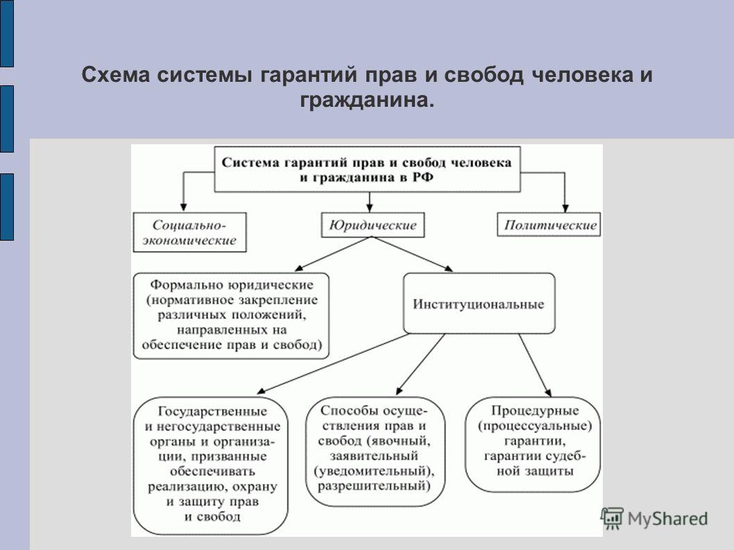 Курсовая работа: Конституционные гарантии основных прав и свобод человека и граждани