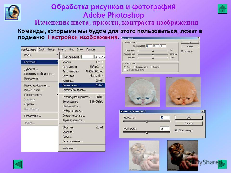 Рисунки обработка Рисунки обработка