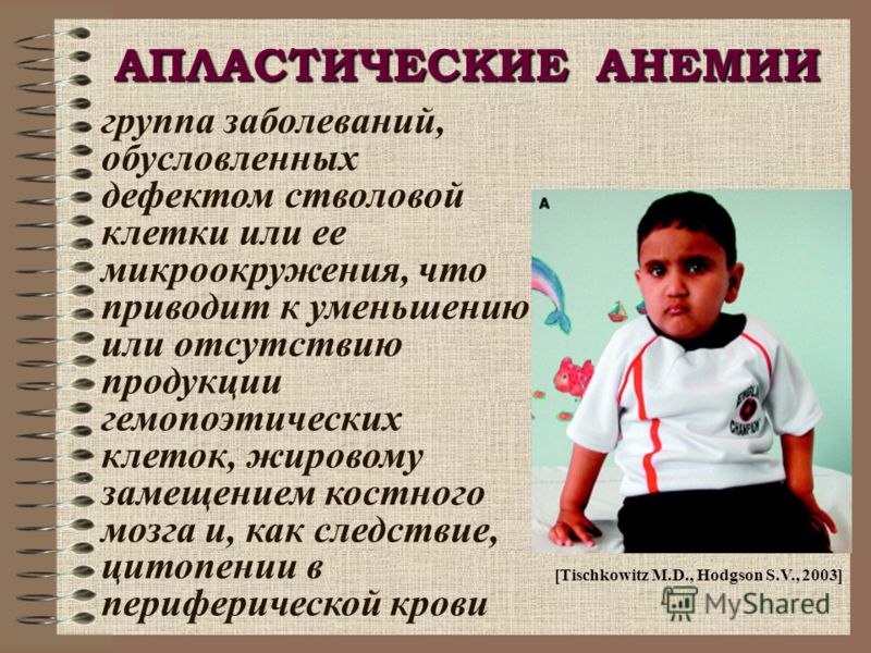 АПЛАСТИЧЕСКИЕ АНЕМИИ группа заболеваний, обусловленных дефектом стволовой клетки или ее микроокружения, что приводит к уменьшению или отсутствию проду