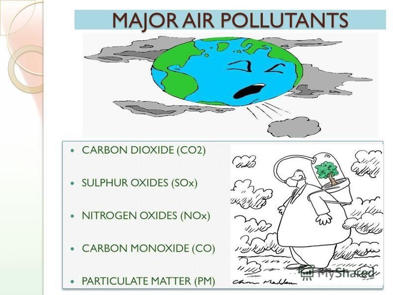 MAJOR AIR POLLUTANTS