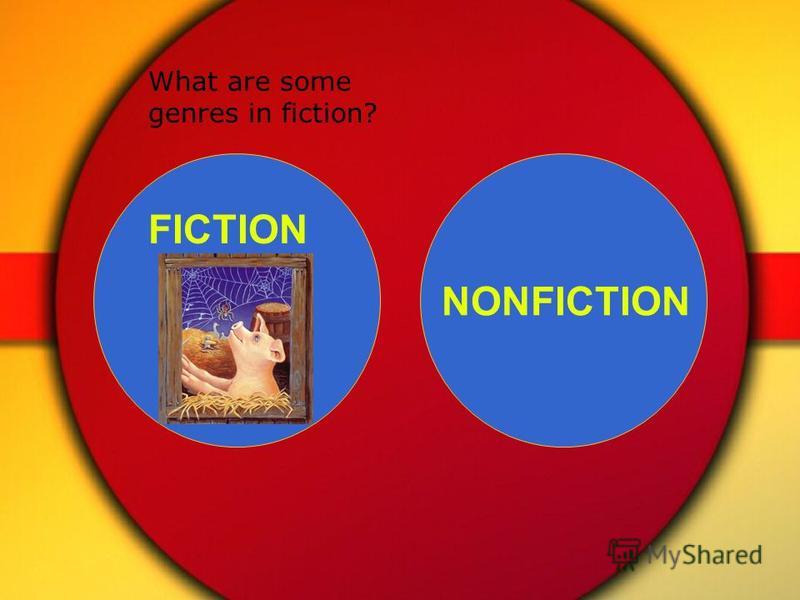 NONFICTION FICTION What are some genres in fiction?