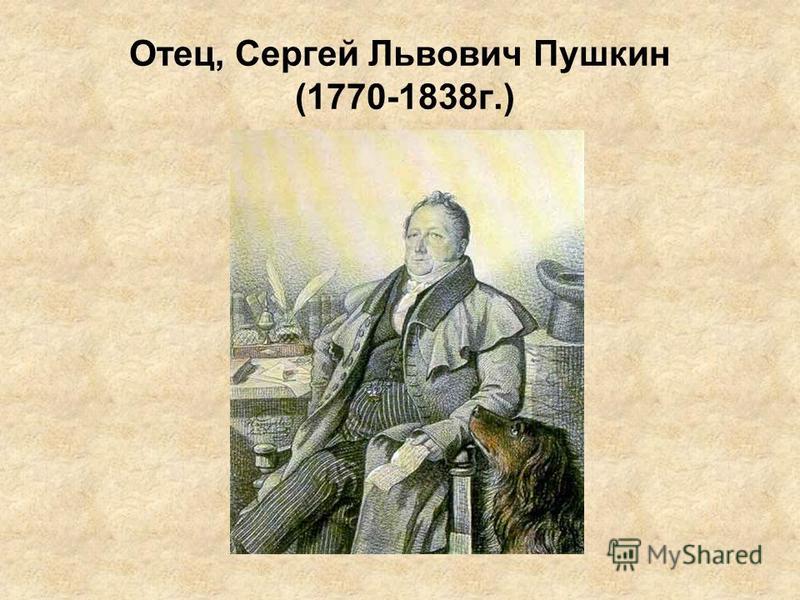 Отец, Сергей Львович Пушкин (1770-1838 г.)