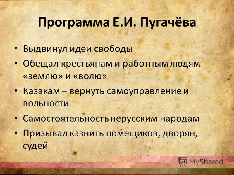 Заполните таблицу восстание под предводительством пугачева Презентация на тему: "Восстание под предводительством Е.И. Пугачёва г.". Скачать
