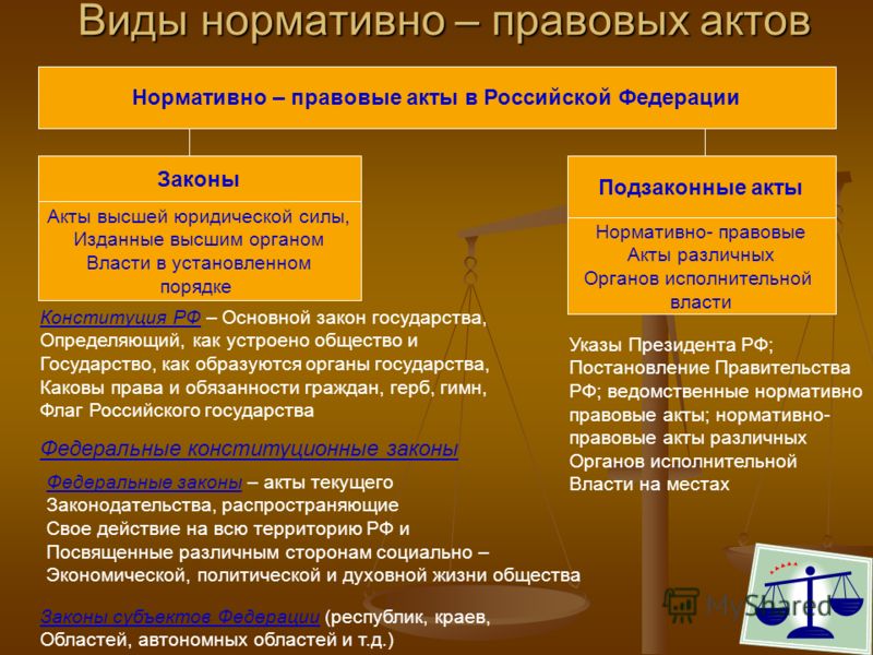 нормативно правовые акты издаваемые органами исполнительной власти
