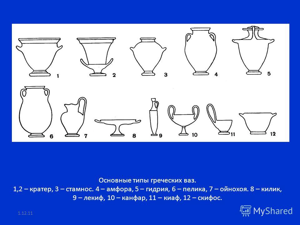  греческих ваз

