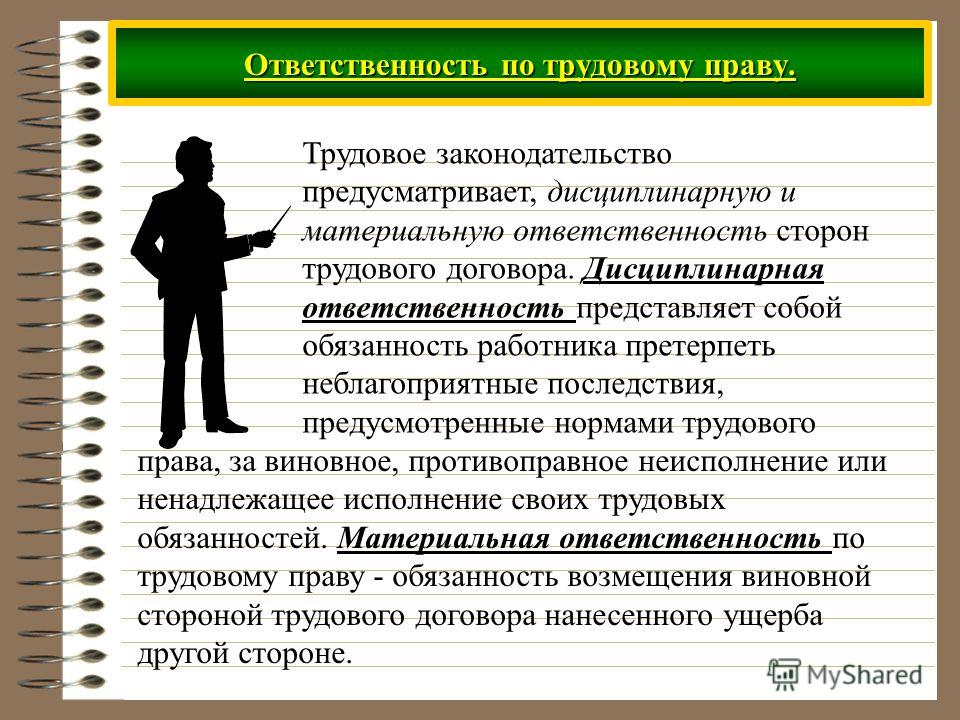 горы Меры дисциплинарного воздействия трудовое право известно