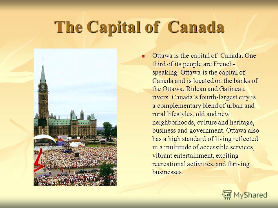 The population Canada is slightly larger than the United States, but has only about a tenth as many people. About 28 million of people live in Canada. About 80% of the population live within 320 km of the southern border. Much of the rest of Canada i