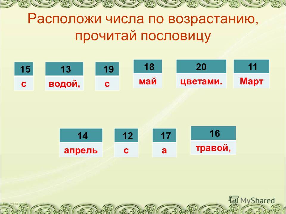 Математика число 19 коррекционная школа 8 вида 2 класс