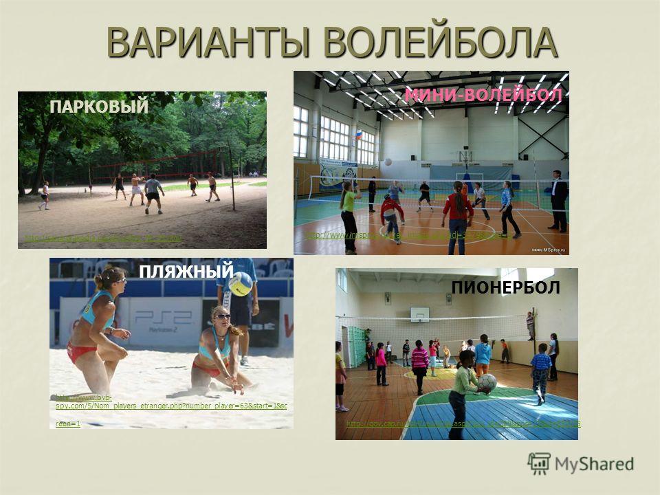 Реферат: Парковий волейбол