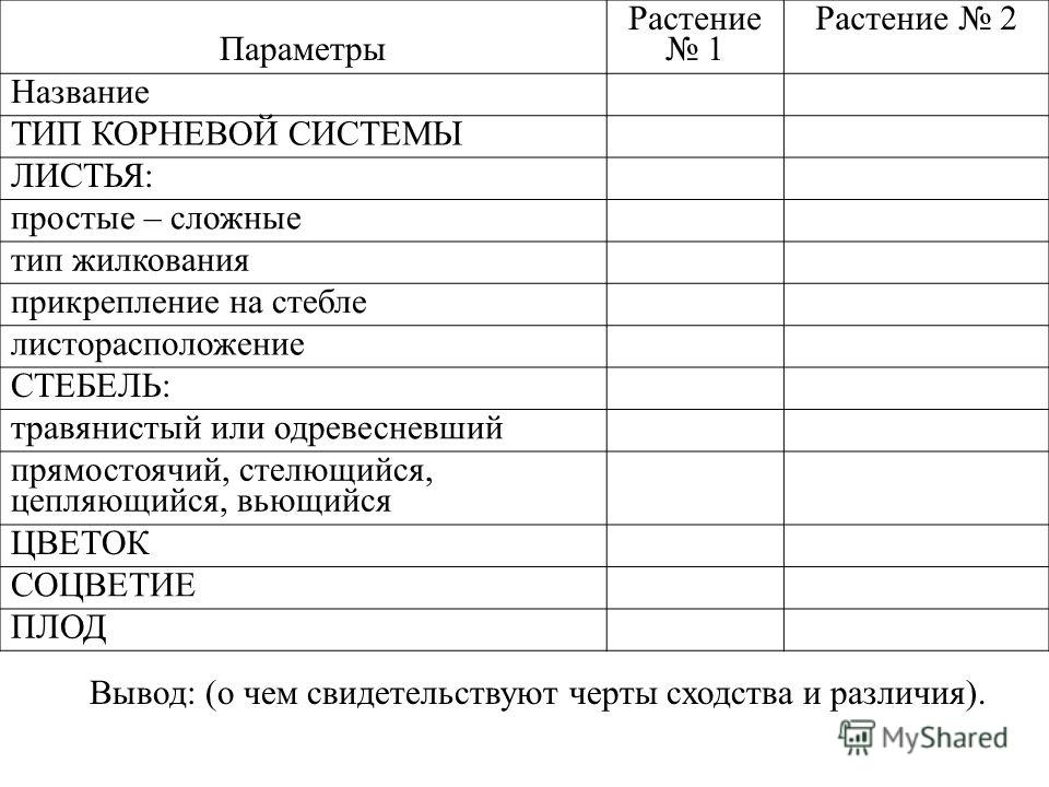 Лабораторные работа по биологии в 11 классе по теме изучение морфологического критерия вида