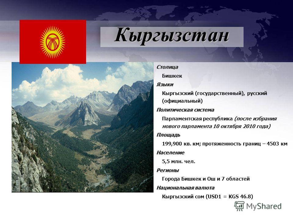 Презентация Про Киргизию