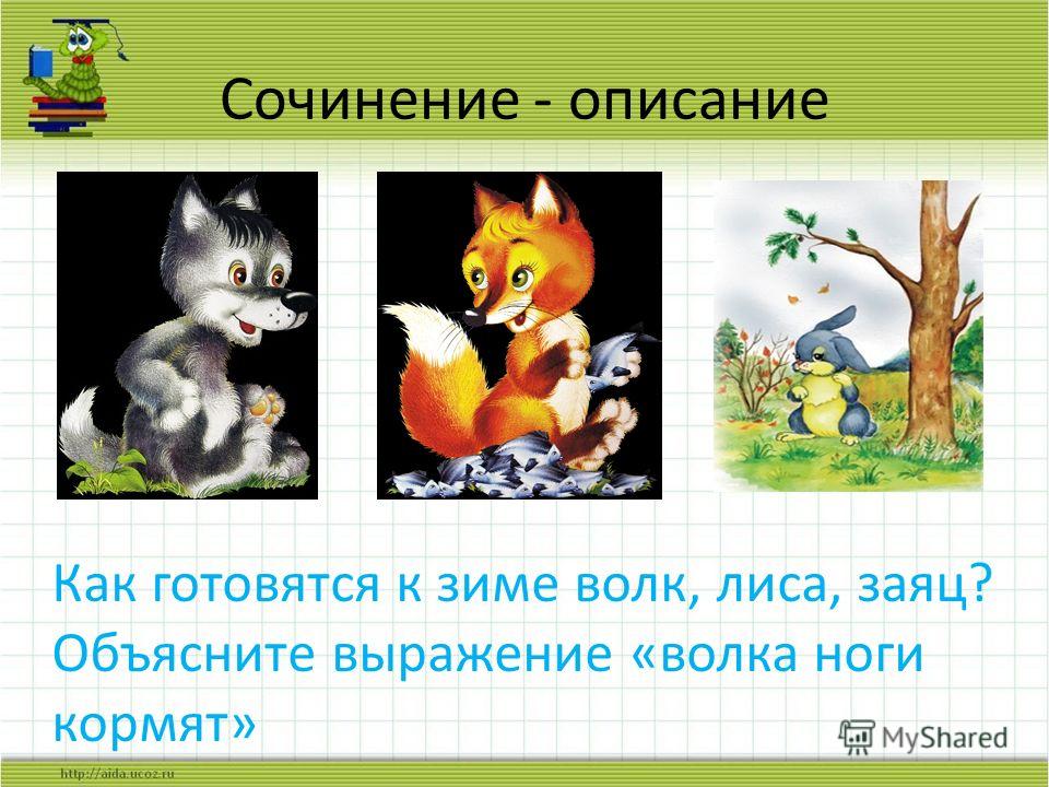 Русский язык кто как готовится к зиме сочинение 3 класс