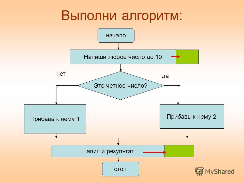 Алгоритм и методика исследования в презентации