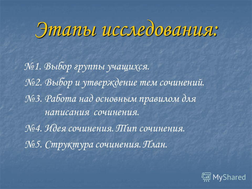 План Сочинения Исследования План Сочинения Исследования