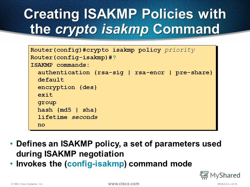 crypto isakmp policy 5