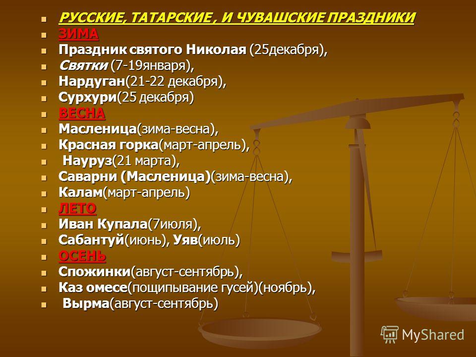 Татарские праздники на август Татарские праздники на август
