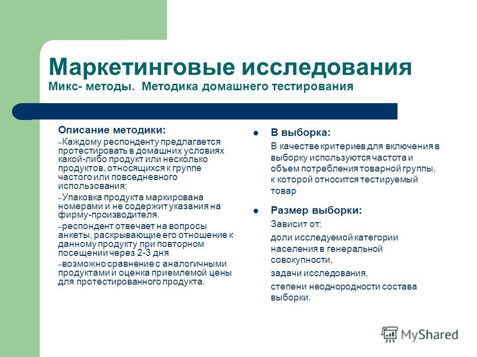 Виды маркетинговых исследований презентация