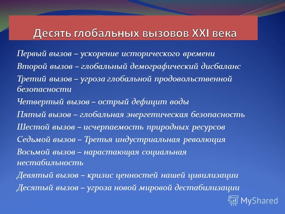 Человек и глобальные вызовы современного общества - Basanova.ru