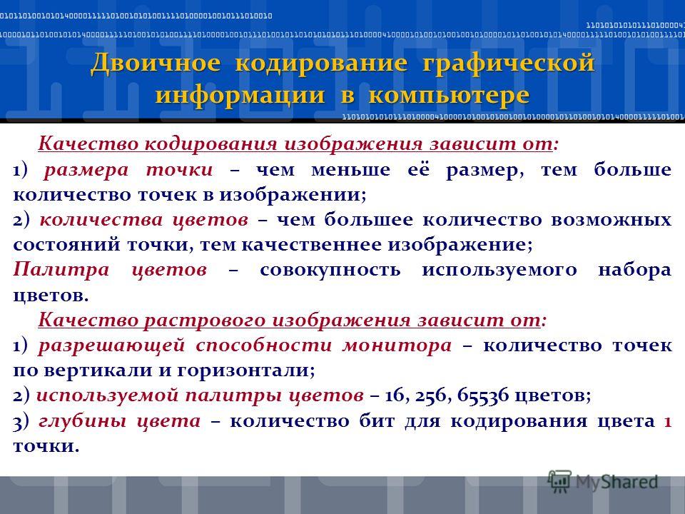 Двоичное кодирование информации презентация