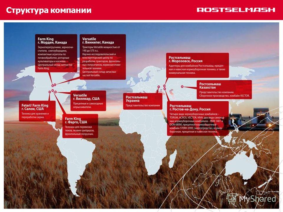 Структура компании презентация