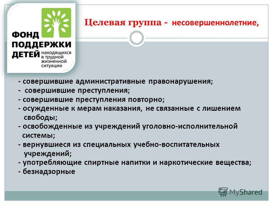 Программа профилактики правонарушений несовершеннолетних