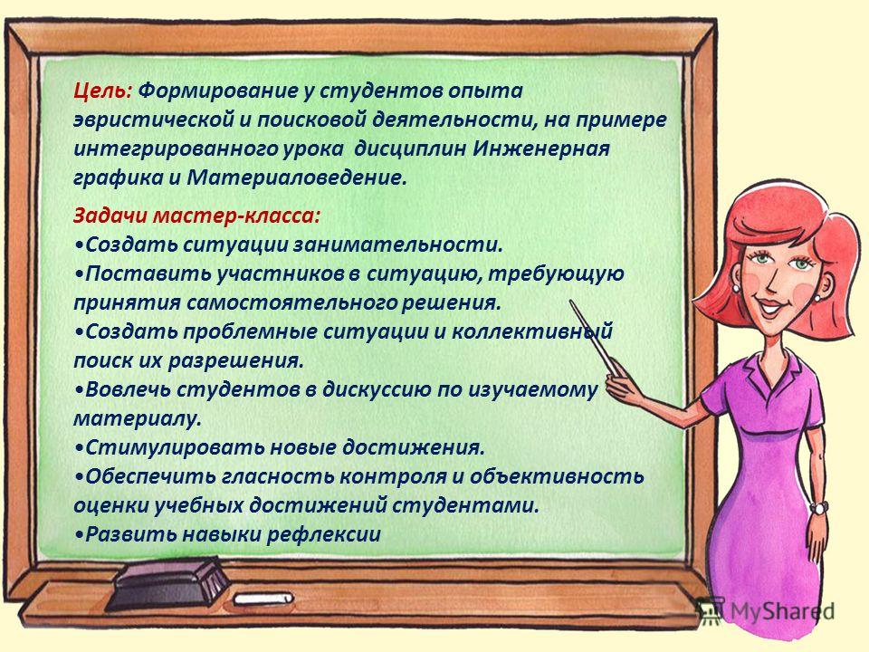 Мастер класс по дисциплине Мастер класс по дисциплине