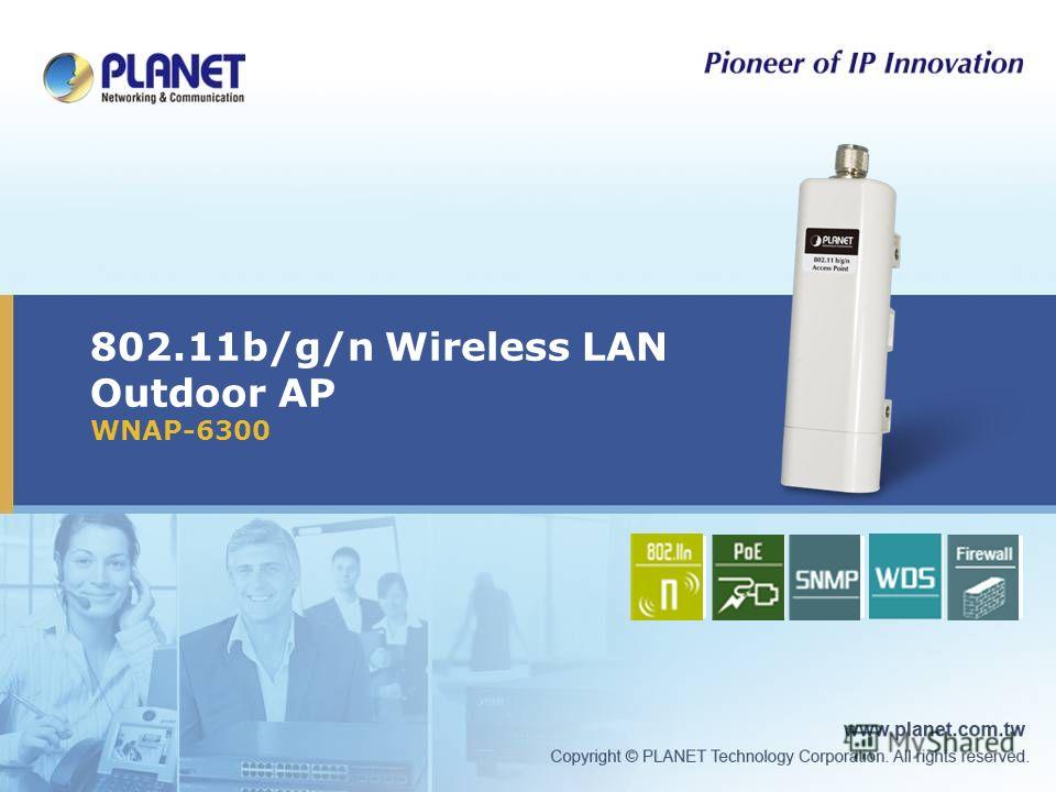 Презентация на тему "802.11b/g/n Wireless LAN Outdoor AP WNAP6300