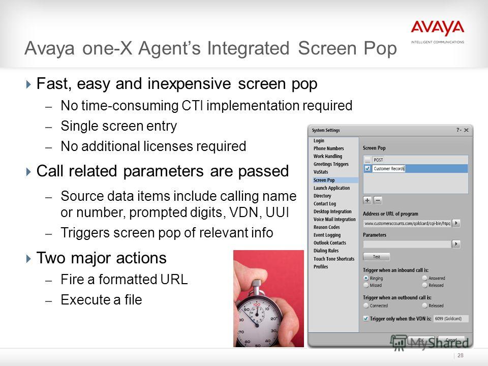 Презентация на тему: "Avaya one-X ® Agent Mike Harwell Contact Center