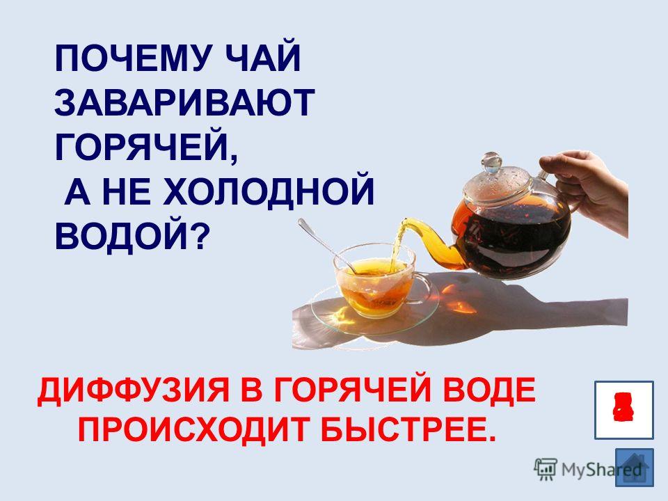 Почему чай не заваривается в холодной воде Почему чай не заваривается в холодной воде