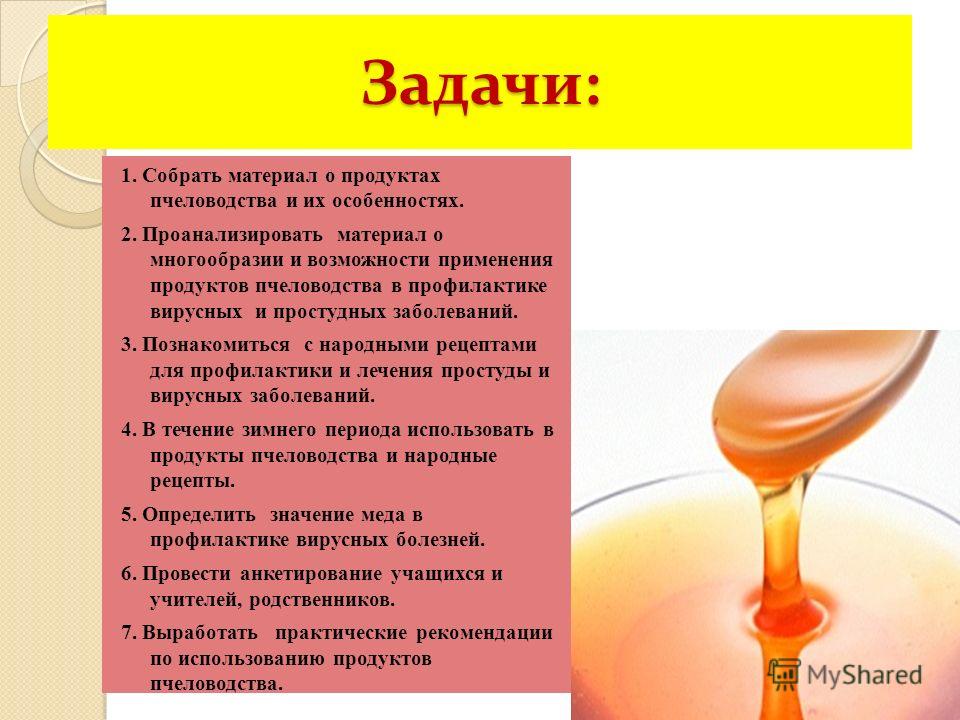 Проект в 10 классе о продуктах пчеловодства