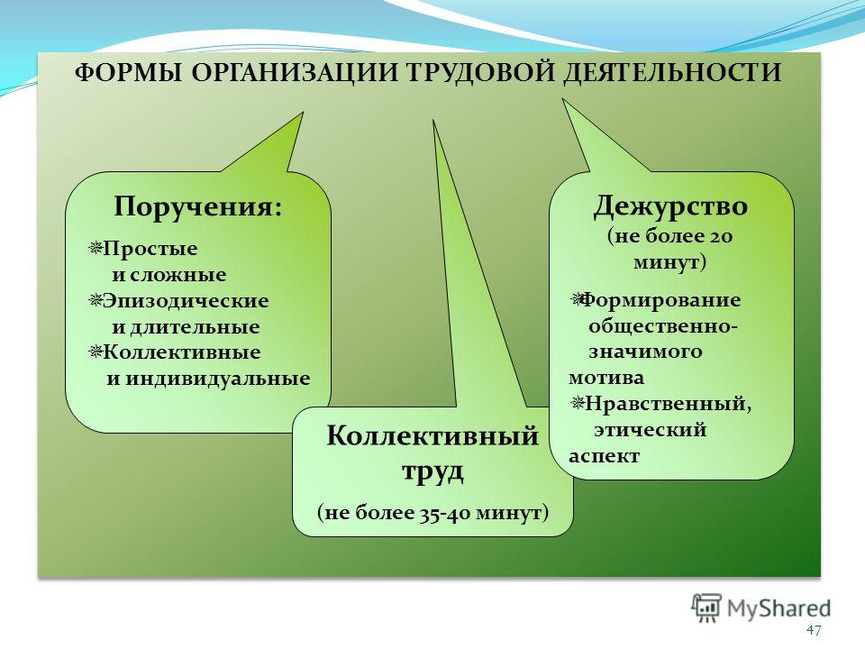 Индивидуальная трудовая деятельность примеры