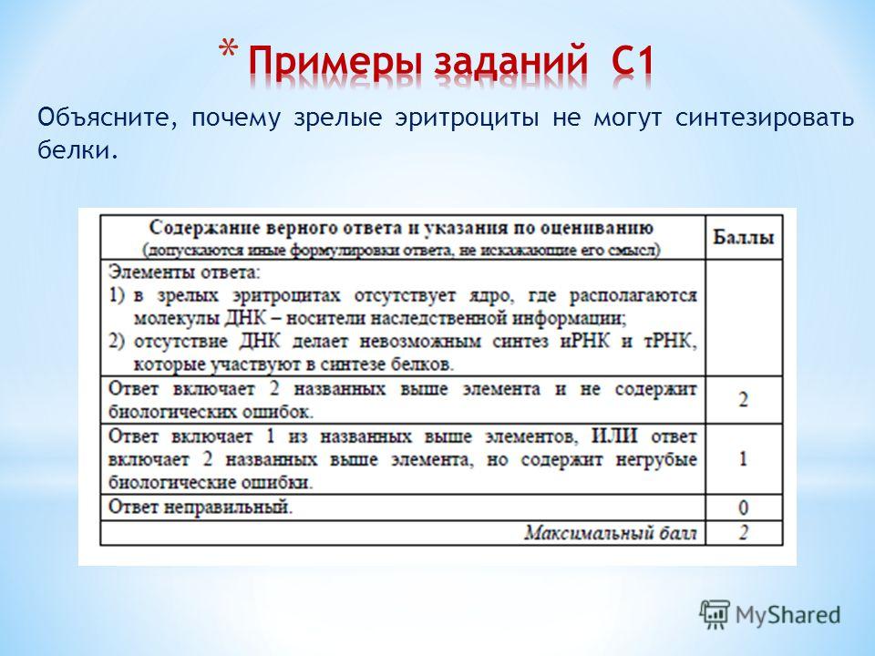 Объясните почему зрелые эритроциты не могут синтезировать белки Объясните почему зрелые эритроциты не могут синтезировать белки