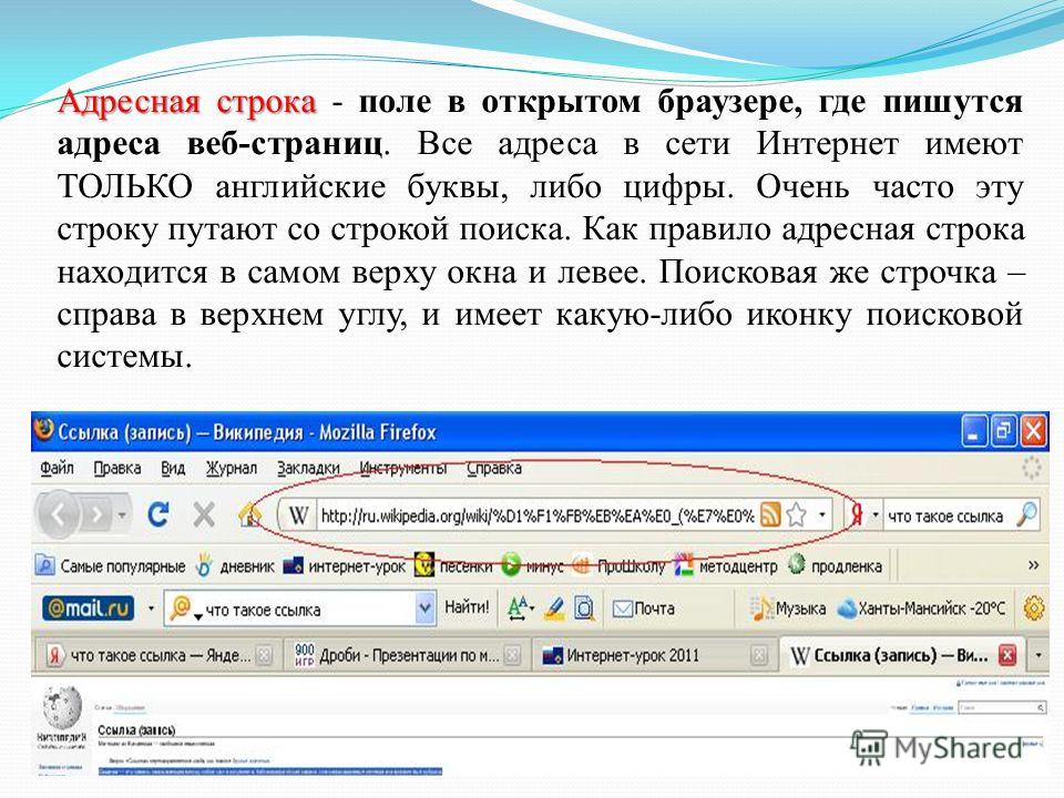 Где ссылка находится Где ссылка находится