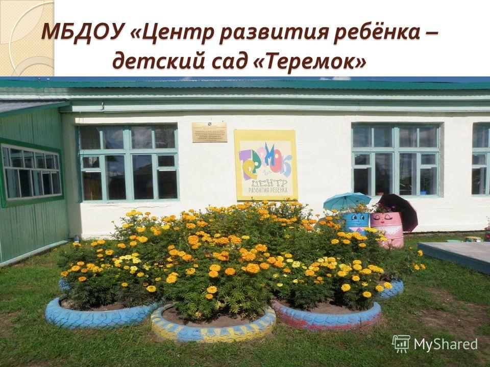 МБДОУ « Центр развития ребёнка – детский сад « Теремок »