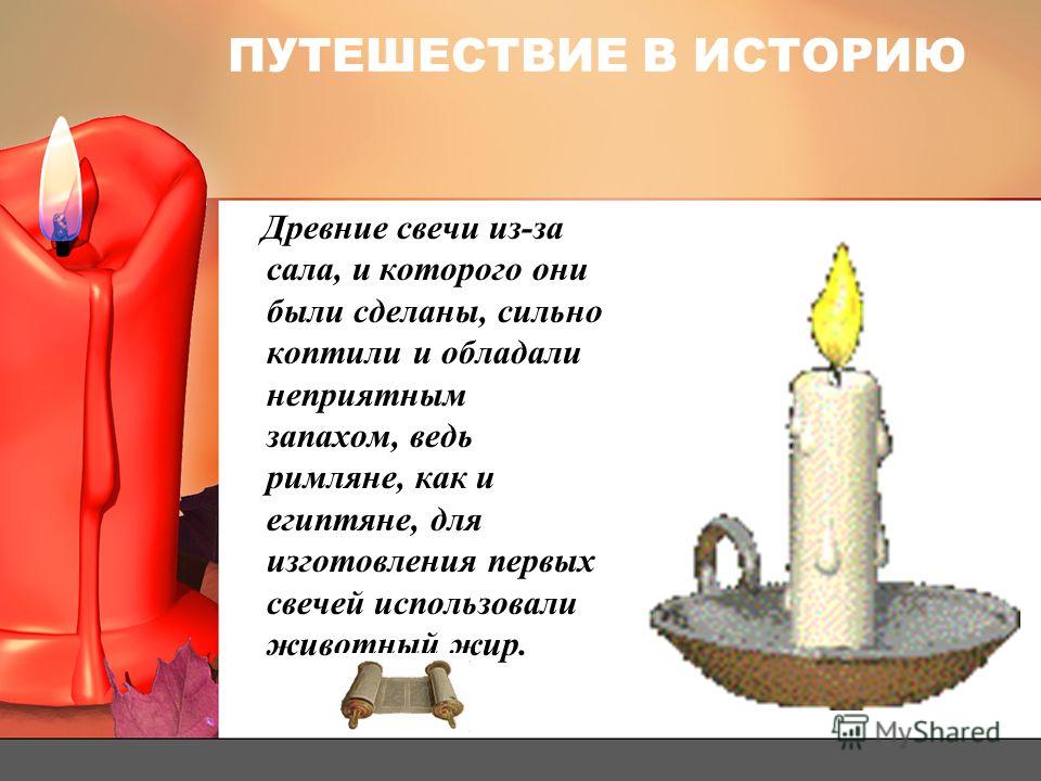 Свечи из сала Свечи из сала
