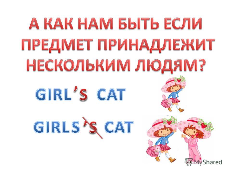 Английский язык притяжательный падеж презентация