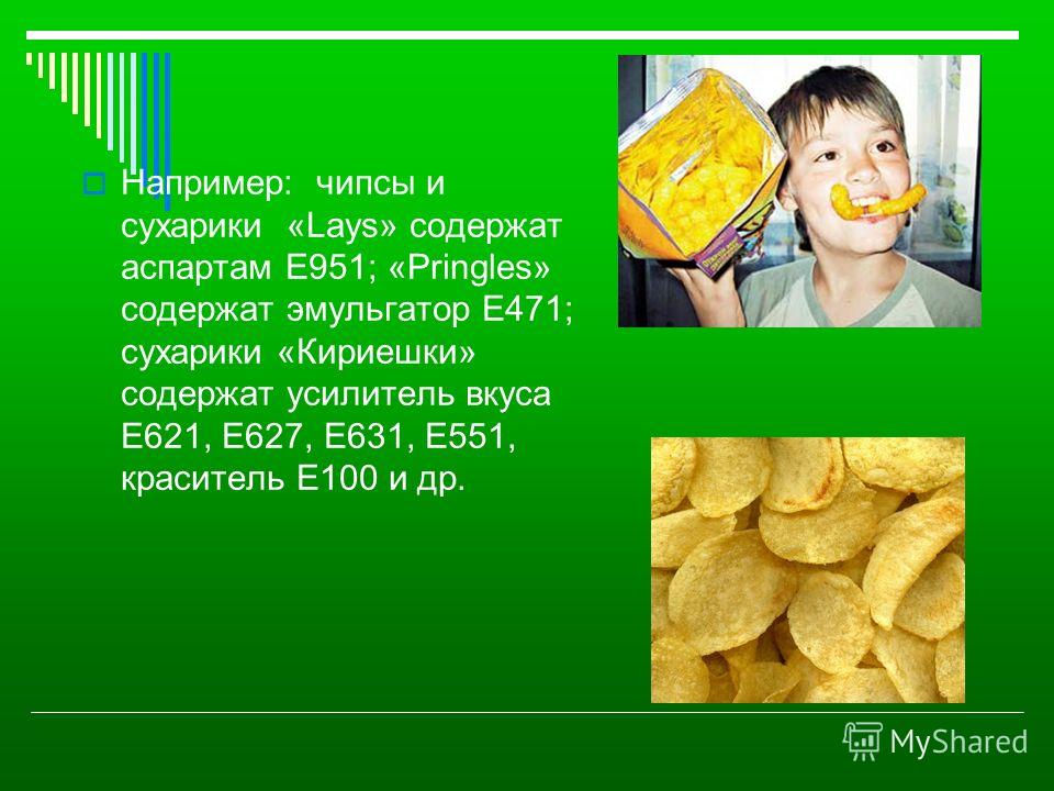 Проект про чипсы 3 класс