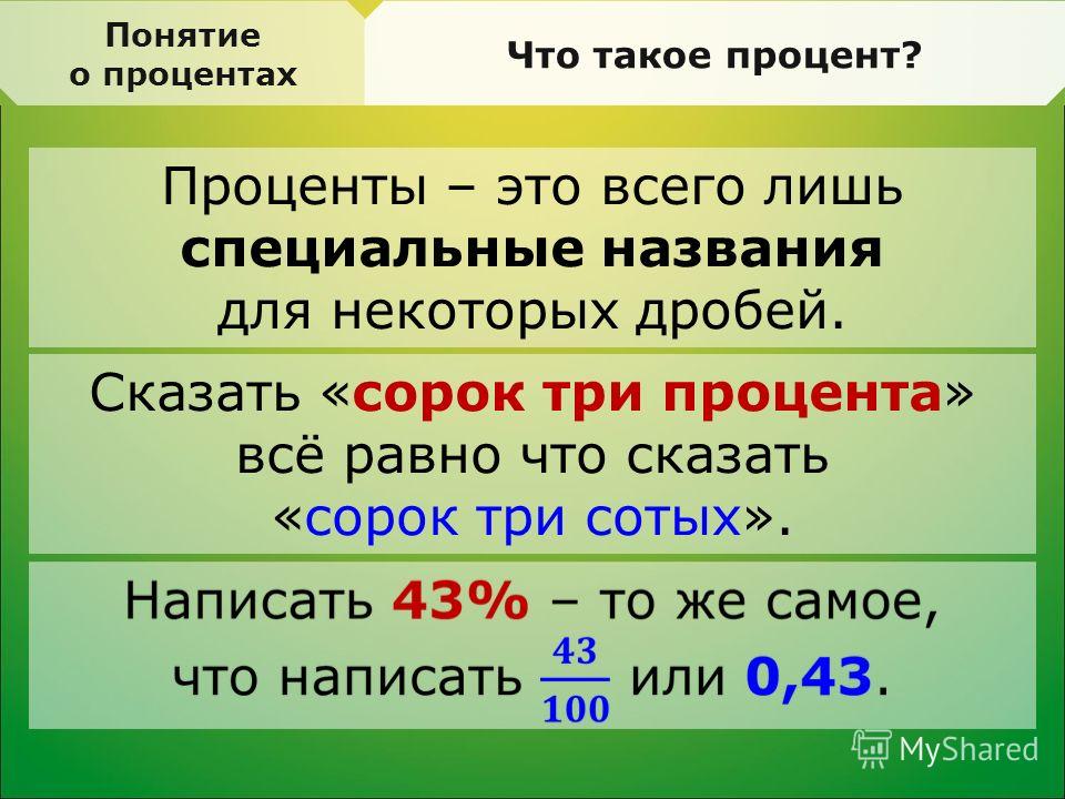 Тема проценты 6 класс примеры
