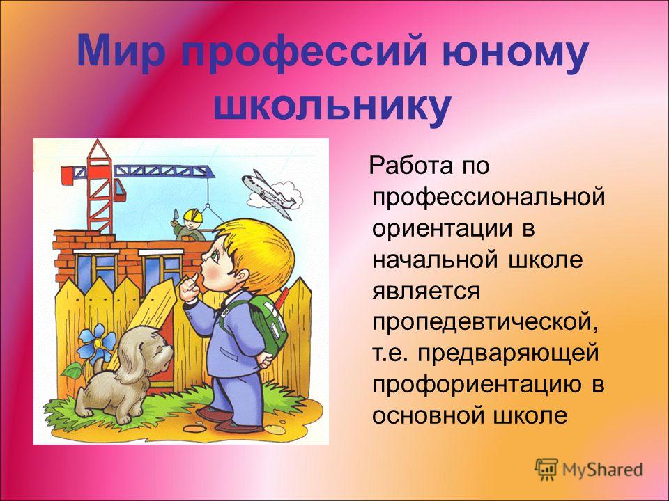 Уведомление о нежелании продлевать договор образец Мир профессий презентация для дошкольников