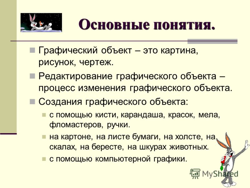 Рисунок графических чертежей Рисунок графических чертежей