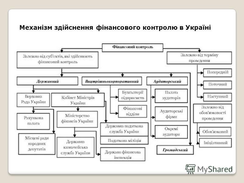 10 Механізм здійснення фінансового контролю в Україні
