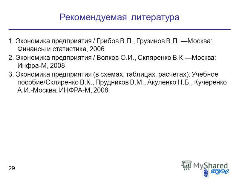 Экономика предприятия в схемах и таблицах 374